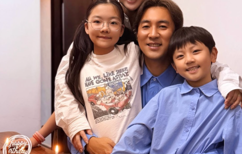 狄龙为46岁“视帝”儿子庆生，父子拥抱道歉解开童年“长期阴影”心结