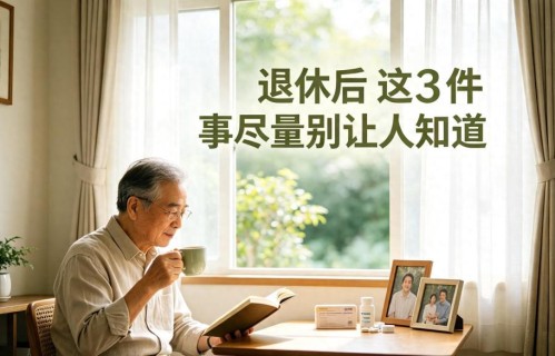 退休后尽量不要让任何人知道你的状态，尤其是这3件事