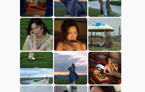 高露长裙随风起舞，一颦一笑尽显松弛气韵，解锁成熟女性氛围感