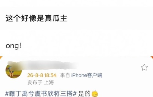 丁禹兮此前如何为虞书欣新剧应援？