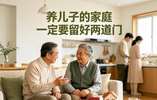 养儿子的家庭记住：无论儿媳人品如何，一定要留好这两道门