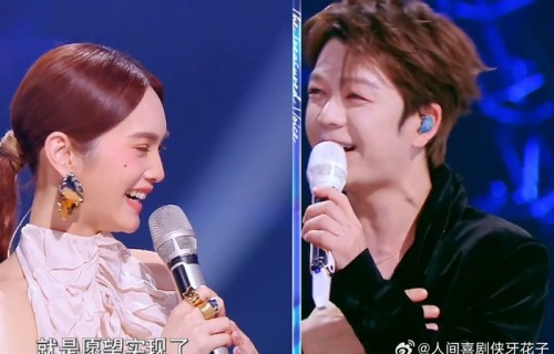 王栎鑫追星杨丞琳同台合唱，42岁冻龄如满40减20