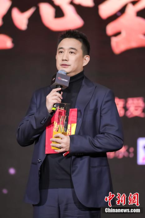   黄磊获奖图片。主办方供图